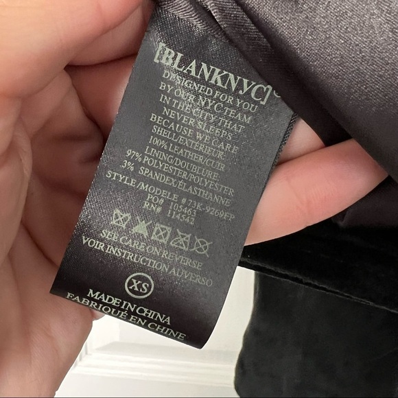 NWT Blank NYC Suede Moto Jacket XS​ - Picture 8 of 11